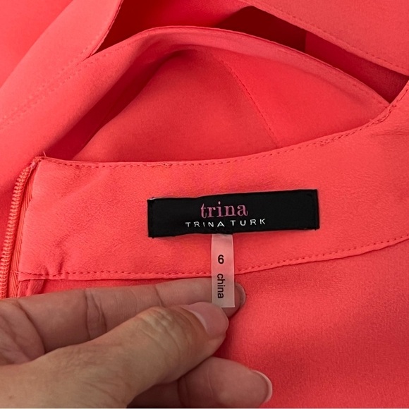 Trina Turk Coral Mini Dress - Picture 11 of 14